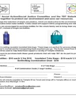 water Bottle Tote Bag Flyer - Helaine Schnall 4-29-22