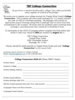 tbt college connection flyer 2022-23 - Helaine Schnall_1