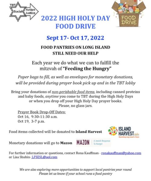 High Holy Day Food Drive. 2022_ rev_1