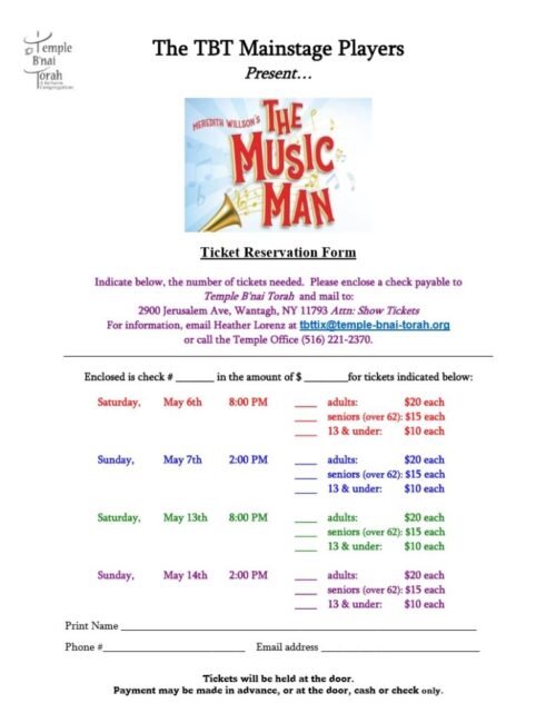 Ticket Form.Music Man - MainStage Players_1