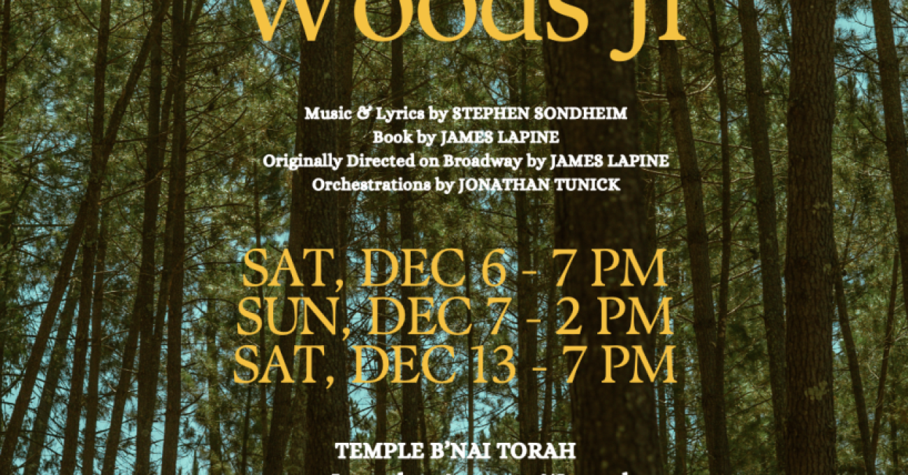Into the Woods Jr - FINAL POSTER - Digital Display